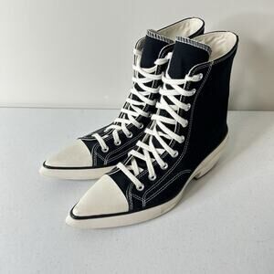 Converse Chuck 70 De Luxe Pointed Shoe Women’s 9.5 Black Lace Up